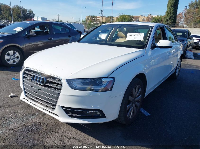 2013 AUDI A4 2.0T PREMIUM - WAUBFAFL4DN020370