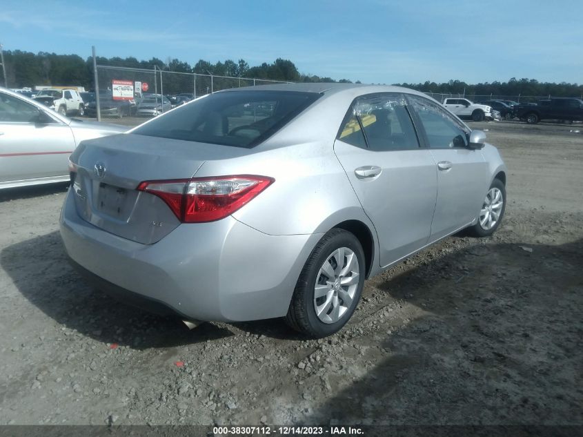 2016 TOYOTA COROLLA LE - 5YFBURHE8GP523770