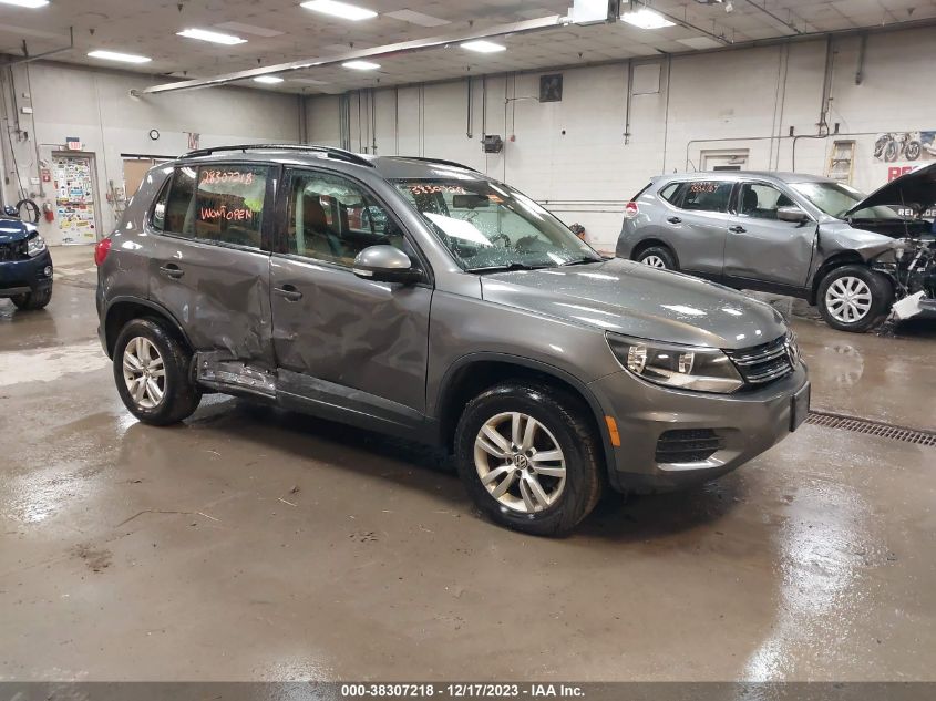 2016 VOLKSWAGEN TIGUAN S - WVGBV7AX2GW032756