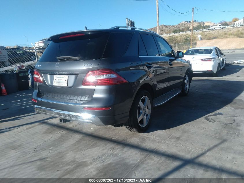 2015 MERCEDES-BENZ ML 350 4MATIC - 4JGDA5HB5FA507198