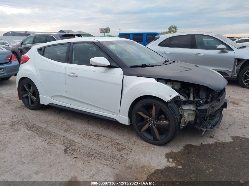 2015 HYUNDAI VELOSTER TURBO R-SPEC - KMHTC6AE0FU233536