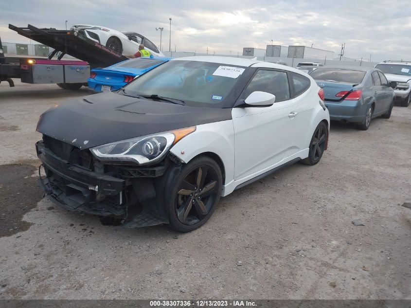 2015 HYUNDAI VELOSTER TURBO R-SPEC - KMHTC6AE0FU233536