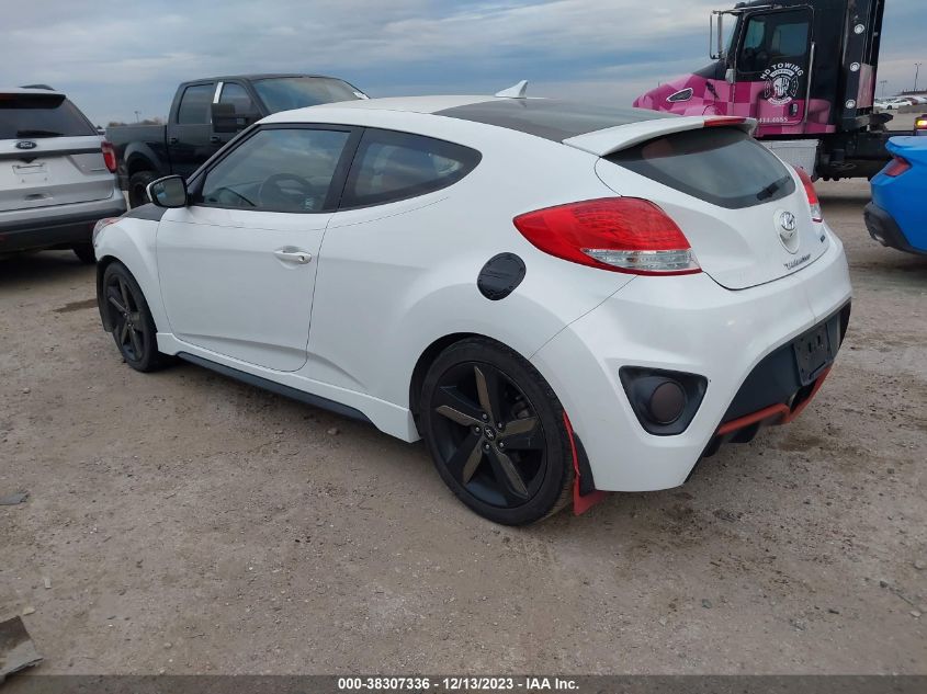 2015 HYUNDAI VELOSTER TURBO R-SPEC - KMHTC6AE0FU233536
