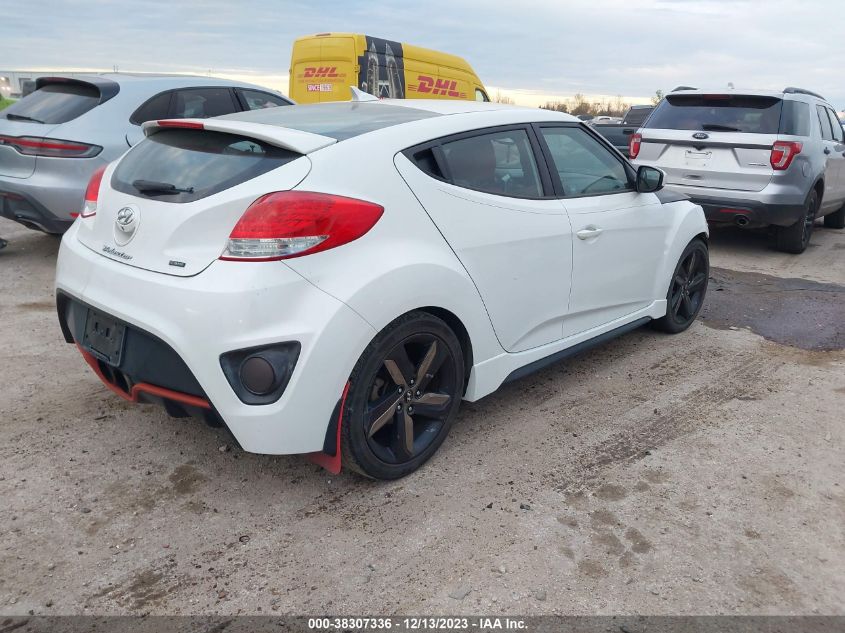 2015 HYUNDAI VELOSTER TURBO R-SPEC - KMHTC6AE0FU233536