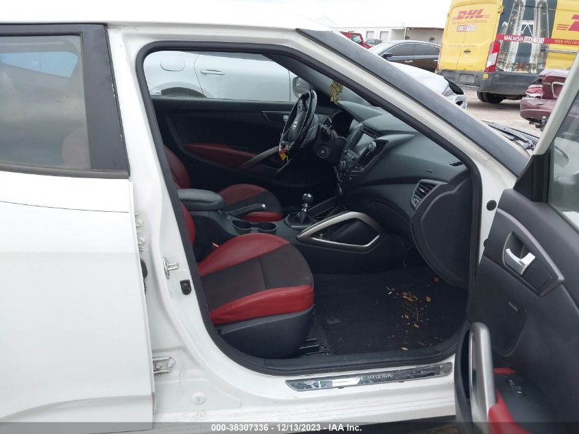2015 HYUNDAI VELOSTER TURBO R-SPEC - KMHTC6AE0FU233536