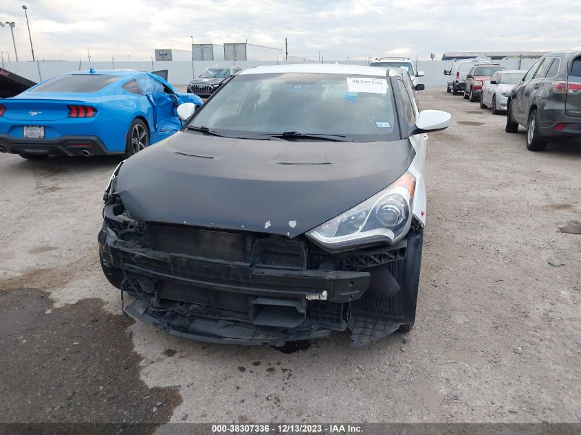 2015 HYUNDAI VELOSTER TURBO R-SPEC - KMHTC6AE0FU233536
