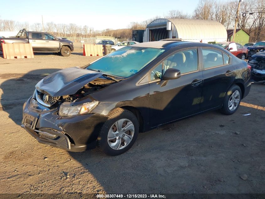 2013 HONDA CIVIC LX - 19XFB2F5XDE284625