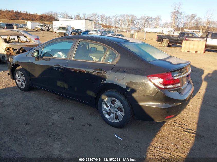 2013 HONDA CIVIC LX - 19XFB2F5XDE284625