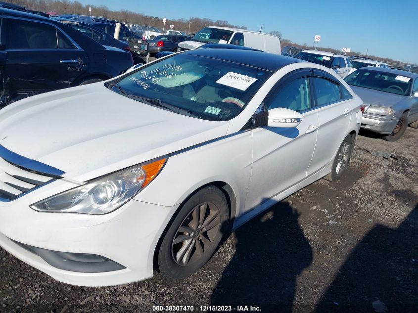 2014 HYUNDAI SONATA GLS - 5NPEB4AC6EH917860