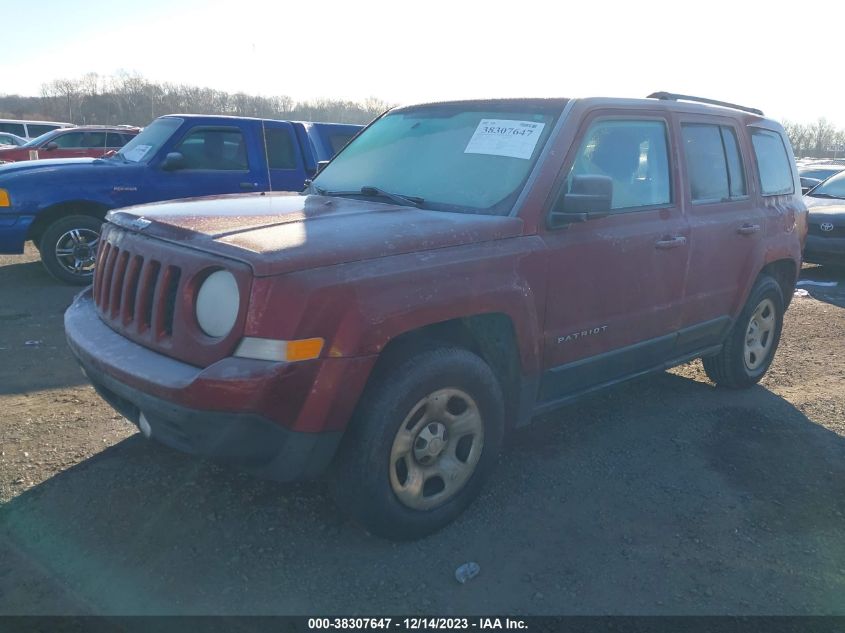 2017 JEEP PATRIOT SPORT FWD - 1C4NJPBAXHD116280