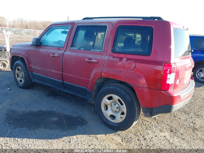 2017 JEEP PATRIOT SPORT FWD - 1C4NJPBAXHD116280