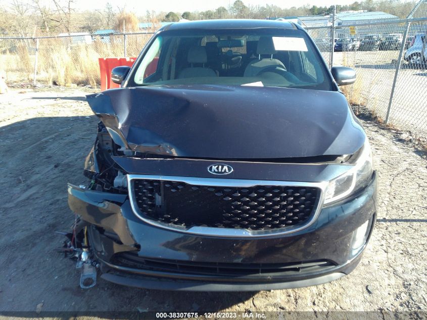 2016 KIA SEDONA LX - KNDMB5C14G6116371