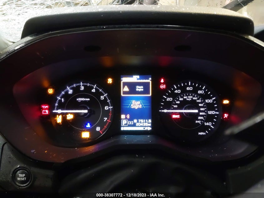 VIN 4S3GTAV67N3726596 2022 SUBARU IMPREZA PREMIUM