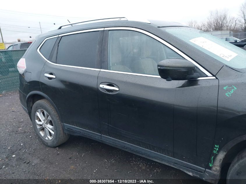 2016 NISSAN ROGUE S/SL/SV - KNMAT2MV4GP636998