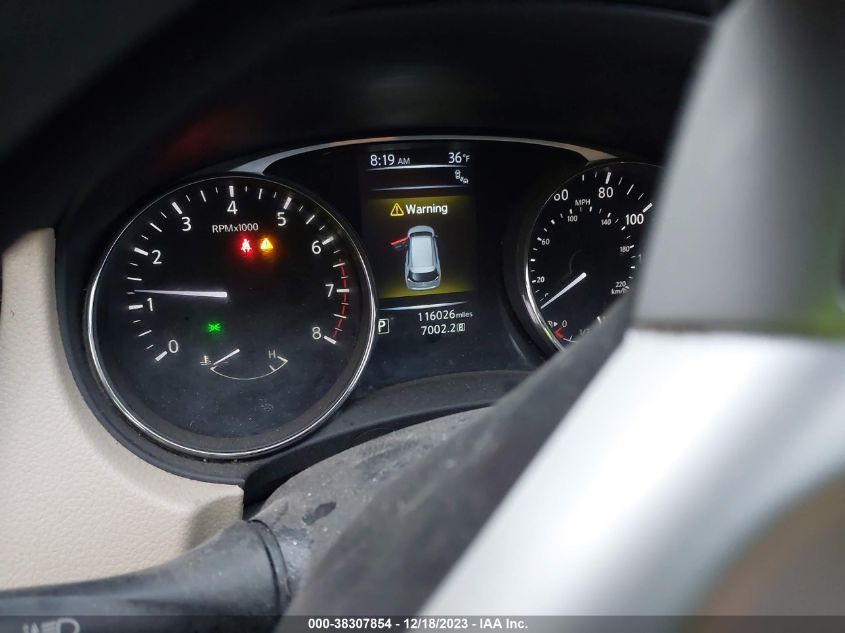 2016 NISSAN ROGUE S/SL/SV - KNMAT2MV4GP636998