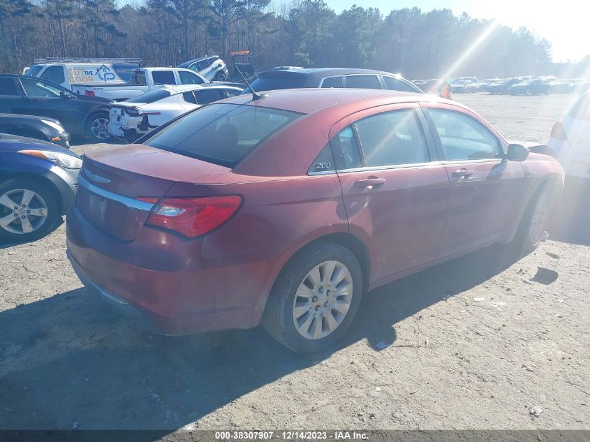 2014 CHRYSLER 200 LX - 1C3CCBAB3EN143510