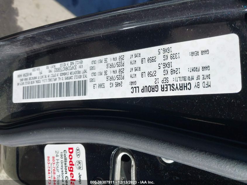2013 DODGE JOURNEY SE - 3C4PDCABXDT536922