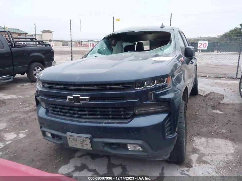 2020 CHEVROLET SILVERADO 1500 4WD  SHORT BED RST - 3GCUYEED2LG136553