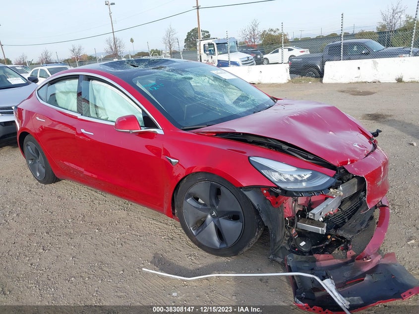 VIN 5YJ3E1EB8LF664387 2020 TESLA MODEL 3