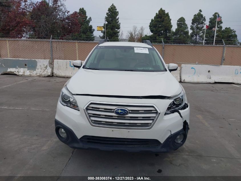 2017 SUBARU OUTBACK 2.5I PREMIUM - 4S4BSAFCXH3431008
