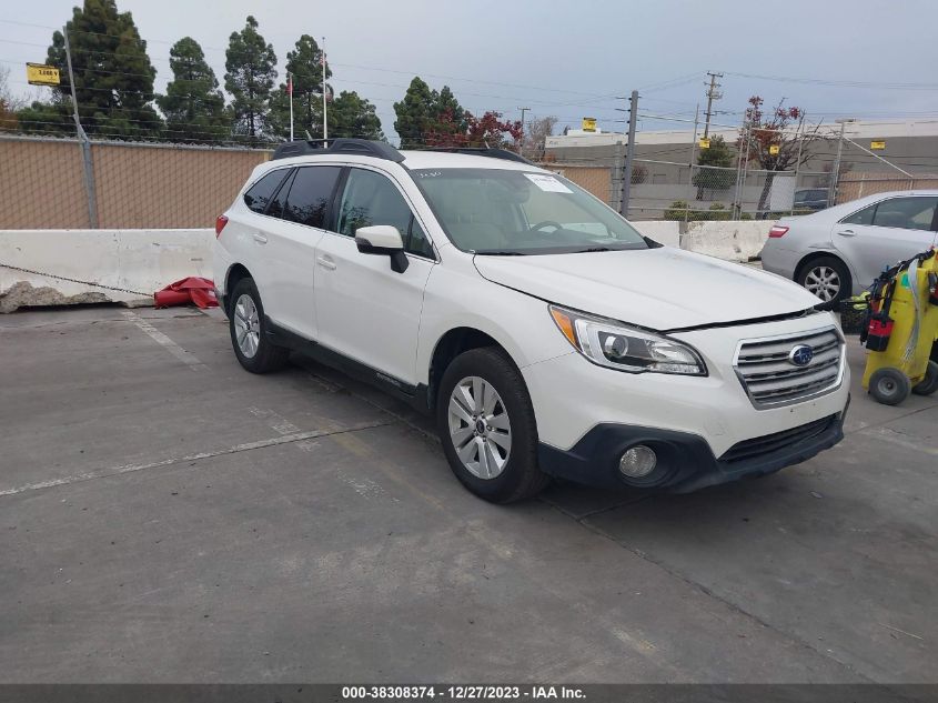 2017 SUBARU OUTBACK 2.5I PREMIUM - 4S4BSAFCXH3431008