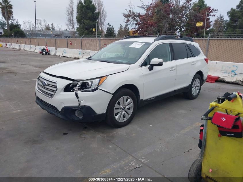 2017 SUBARU OUTBACK 2.5I PREMIUM - 4S4BSAFCXH3431008