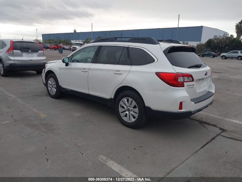 2017 SUBARU OUTBACK 2.5I PREMIUM - 4S4BSAFCXH3431008