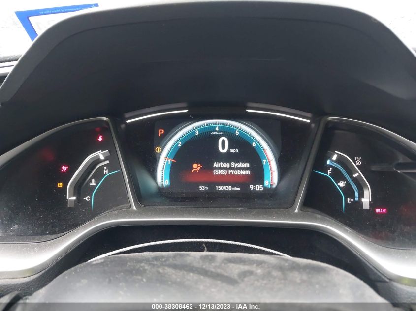2017 HONDA CIVIC EX - 19XFC1F3XHE207314