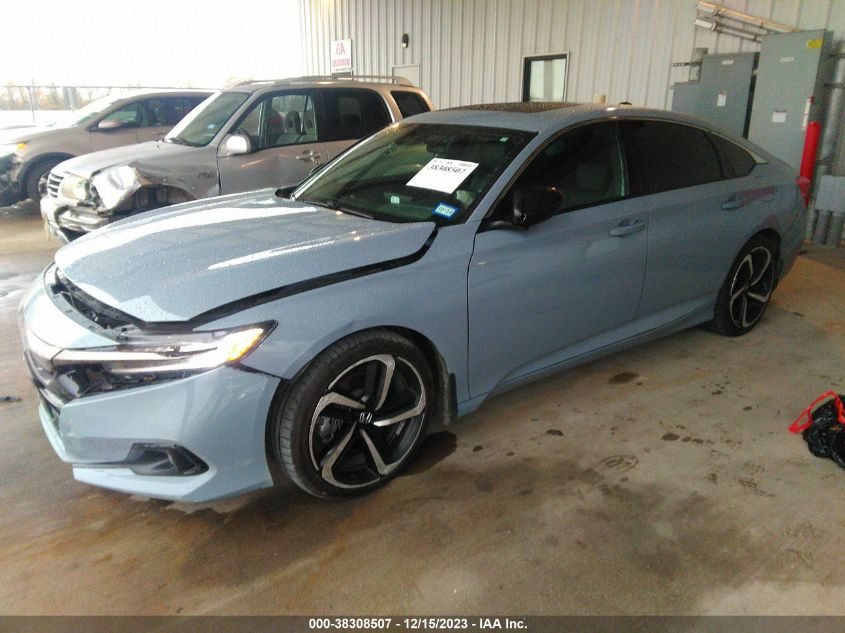 2021 HONDA ACCORD SPORT 2.0T - 1HGCV2F33MA009594