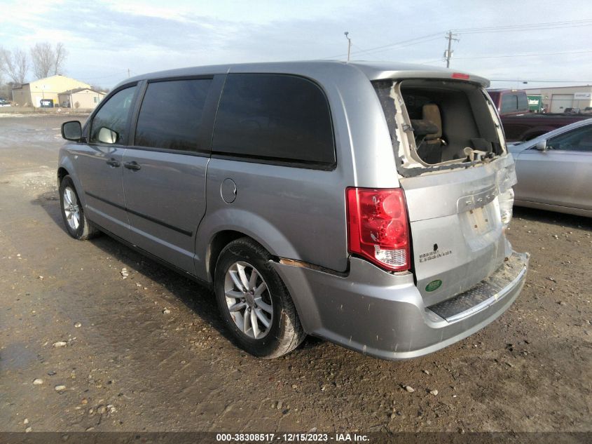 2015 DODGE GRAND CARAVAN SE - 2C4RDGBG1FR606176