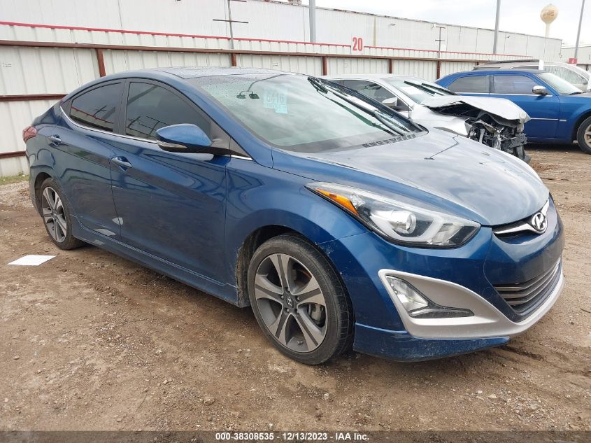 2015 HYUNDAI ELANTRA SPORT - KMHDH4AH9FU227061