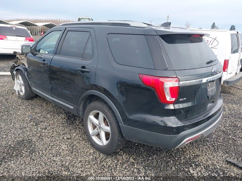 VIN 1FM5K8D80HGD07858 2017 FORD EXPLORER XLT