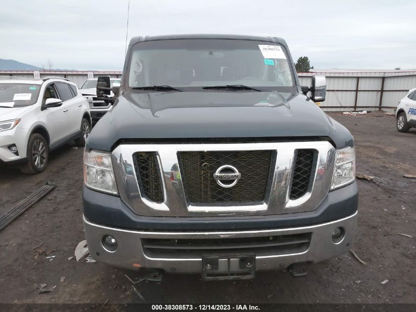 2019 NISSAN NV PASSENGER NV3500 HD SL V8 5BZAF0AA5KN850612