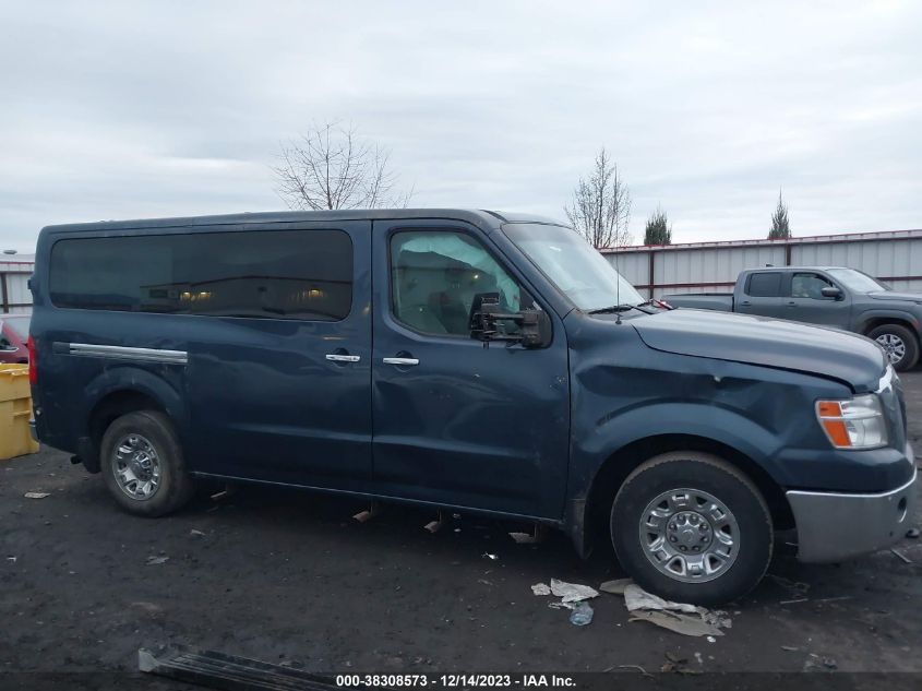 2019 NISSAN NV PASSENGER NV3500 HD SL V8 5BZAF0AA5KN850612