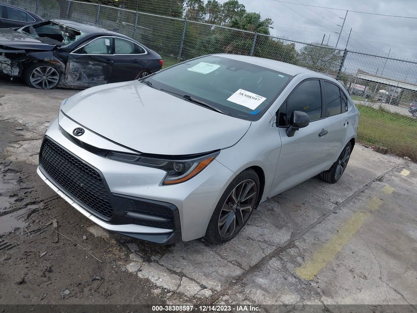 VIN 5YFS4RCEXLP056370 2020 TOYOTA COROLLA SE