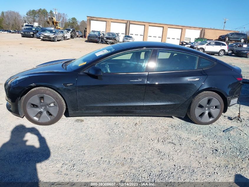 2021 TESLA MODEL 3 STANDARD RANGE PLUS REAR-WHEEL DRIVE - 5YJ3E1EA7MF977018