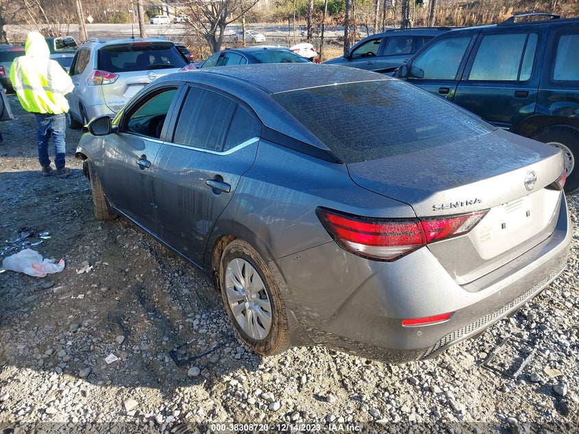 VIN 3N1AB8BV7MY261629 2021 NISSAN SENTRA S XTRONIC CVT