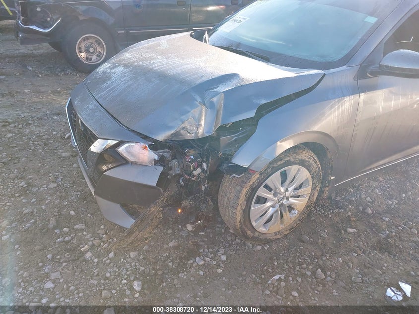 VIN 3N1AB8BV7MY261629 2021 NISSAN SENTRA S XTRONIC CVT