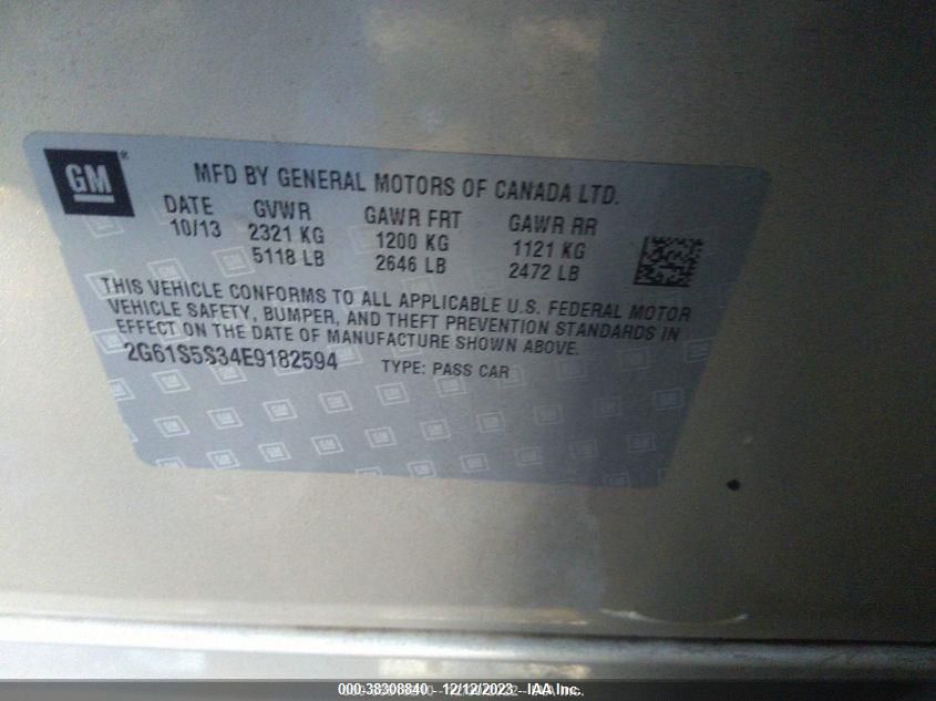 2014 CADILLAC XTS PLATINUM - 2G61S5S34E9182594