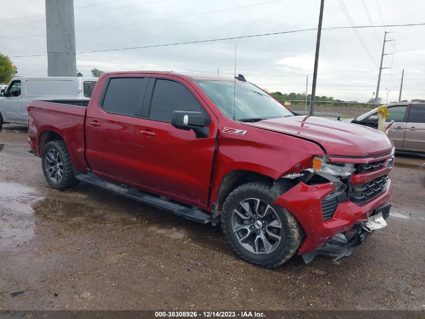 2022 CHEVROLET SILVERADO 1500 4WD  SHORT BED RST - 3GCUDEED6NG604864