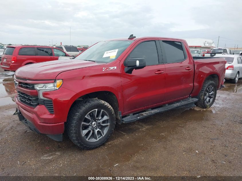 2022 CHEVROLET SILVERADO 1500 4WD  SHORT BED RST - 3GCUDEED6NG604864