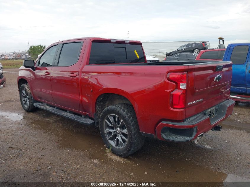 2022 CHEVROLET SILVERADO 1500 4WD  SHORT BED RST - 3GCUDEED6NG604864