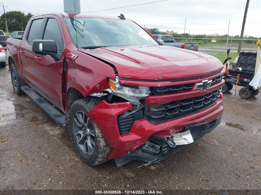 2022 CHEVROLET SILVERADO 1500 4WD  SHORT BED RST - 3GCUDEED6NG604864