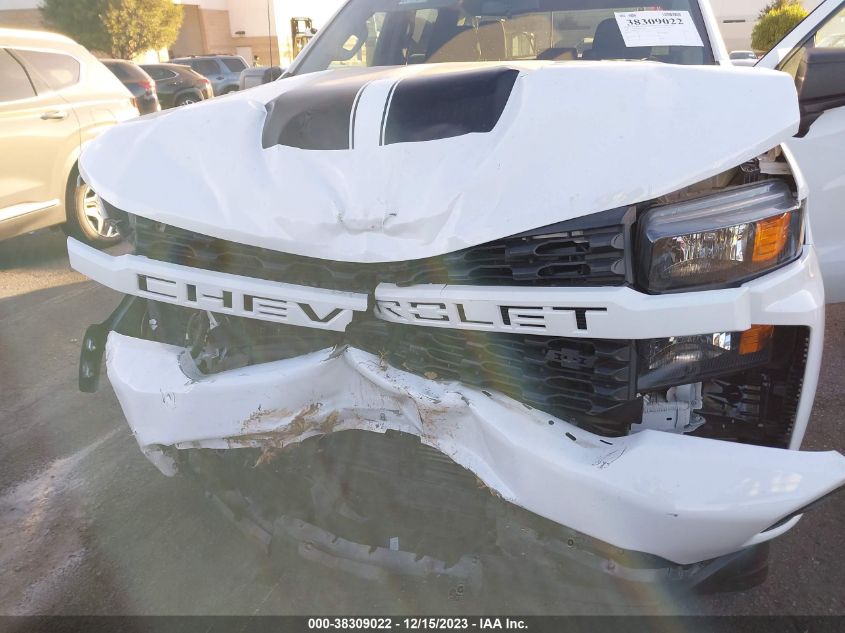 2022 CHEVROLET SILVERADO 1500 LTD 2WD  SHORT BED CUSTOM - 1GCPWBEK3NZ104004
