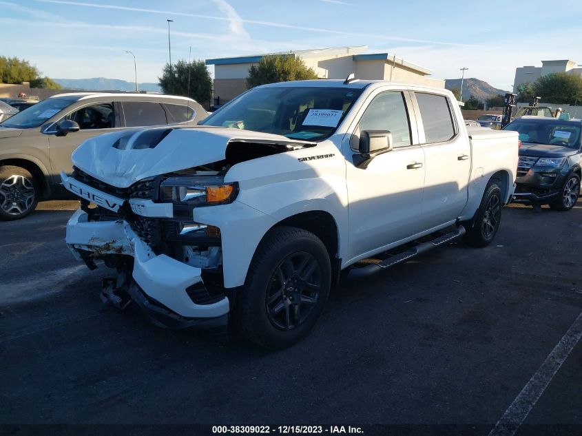2022 CHEVROLET SILVERADO 1500 LTD 2WD  SHORT BED CUSTOM - 1GCPWBEK3NZ104004