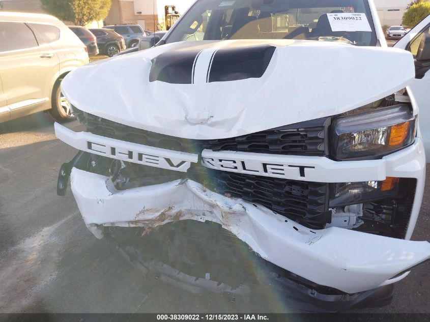 2022 CHEVROLET SILVERADO 1500 LTD 2WD  SHORT BED CUSTOM - 1GCPWBEK3NZ104004