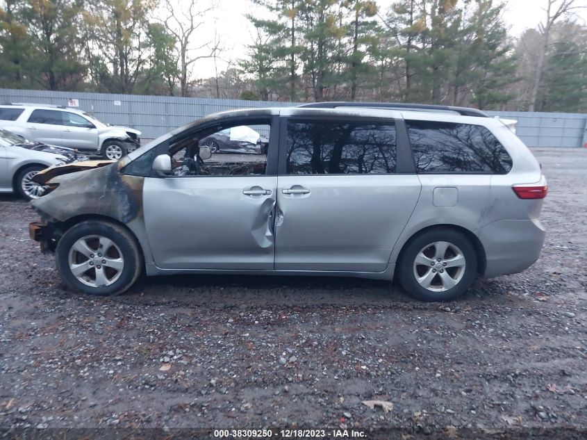 2015 TOYOTA SIENNA LE 8 PASSENGER - 5TDKK3DCXFS550126