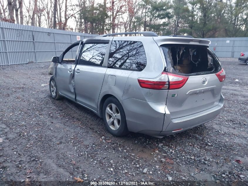 2015 TOYOTA SIENNA LE 8 PASSENGER - 5TDKK3DCXFS550126