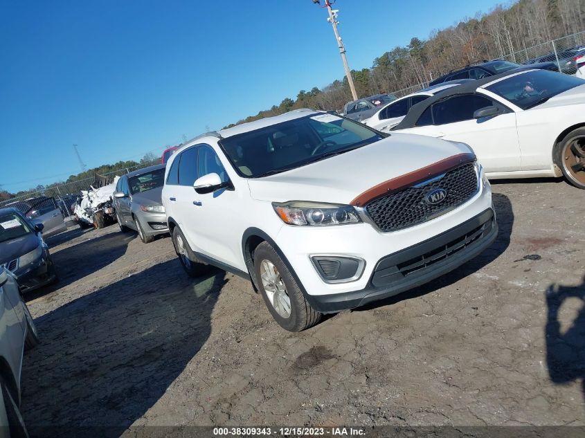 2016 KIA SORENTO 3.3L LX - 5XYPG4A51GG007183