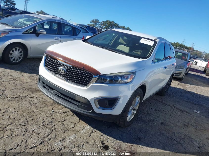 2016 KIA SORENTO 3.3L LX - 5XYPG4A51GG007183